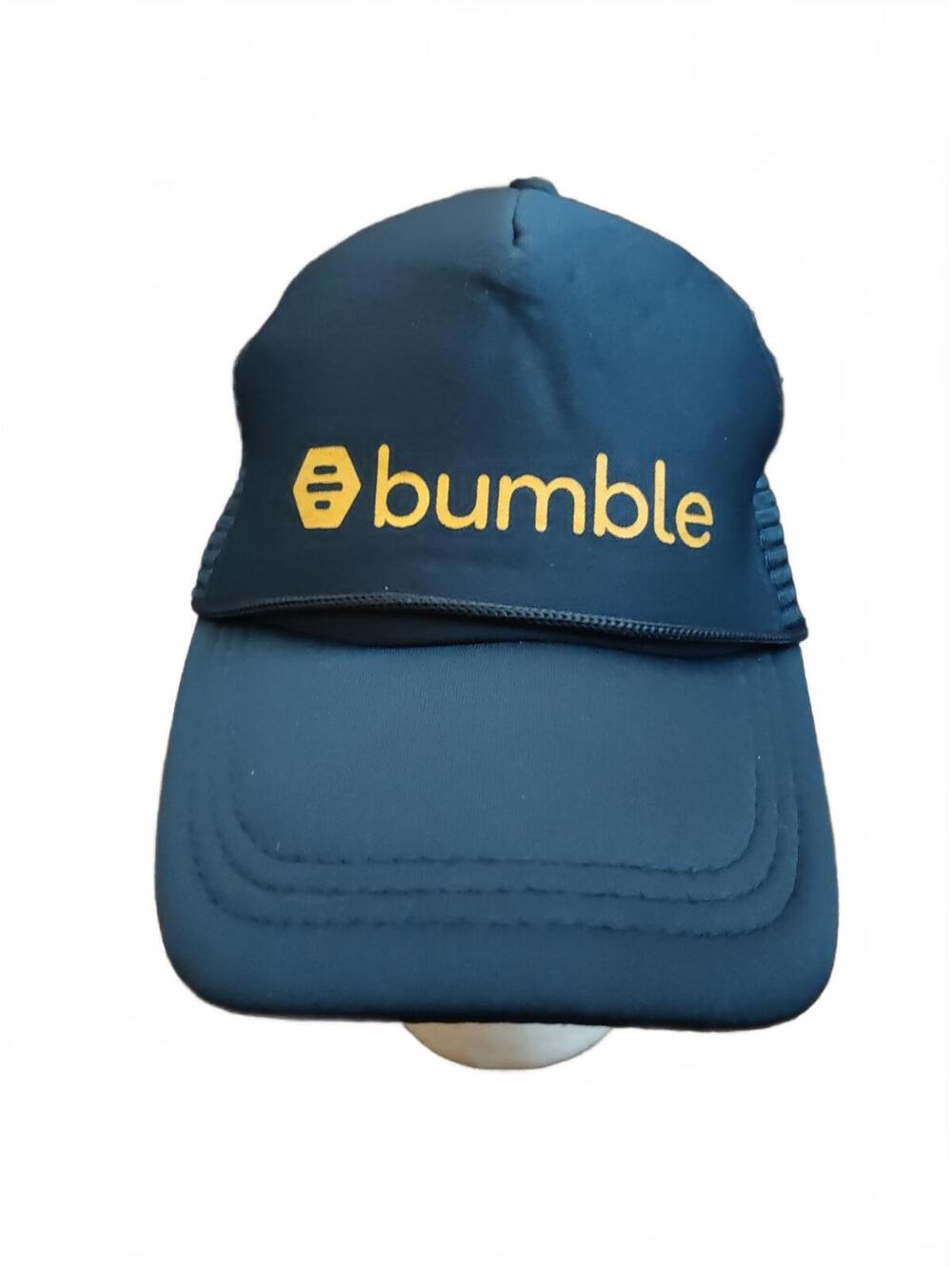 Bumble - dating app - roped trucker hat EUC